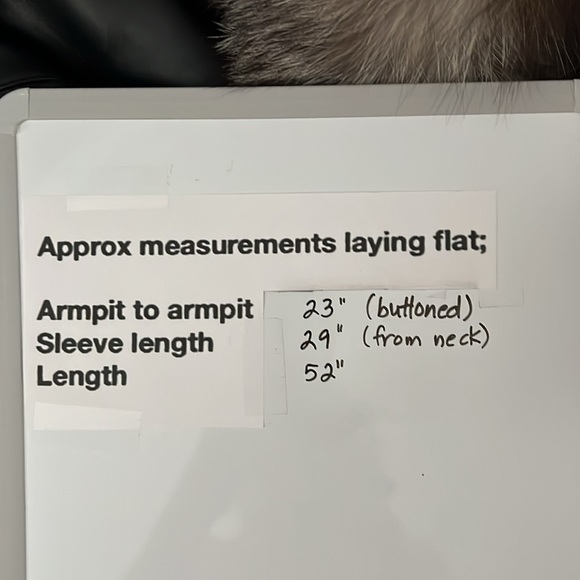 Long Leather Coat w/Sheepskin Collar - Picture 16 of 16